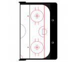 Black Hockey Clipboard
